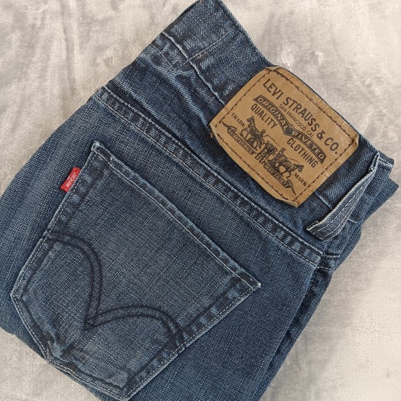 Levi Strauss & Co. Denim - Levis 511 Mens 30x32 Slim Fit Dark Wash Classic Style Denim Jeans